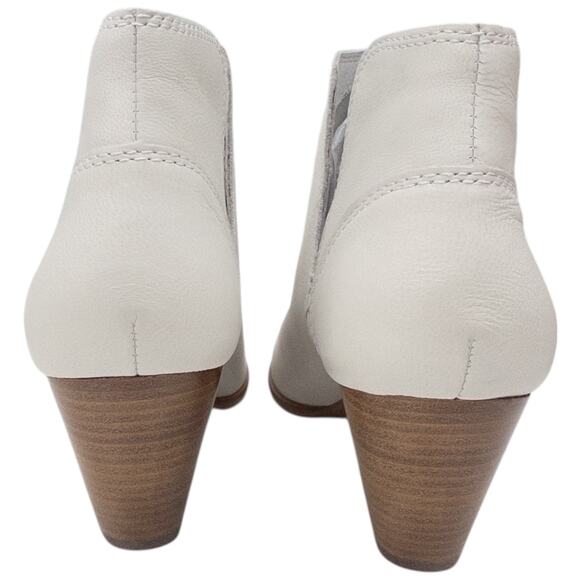 Frye Reina Cut Out White Ankle Boots 70345 Women's Size 9.5 - Picture 9 of 11